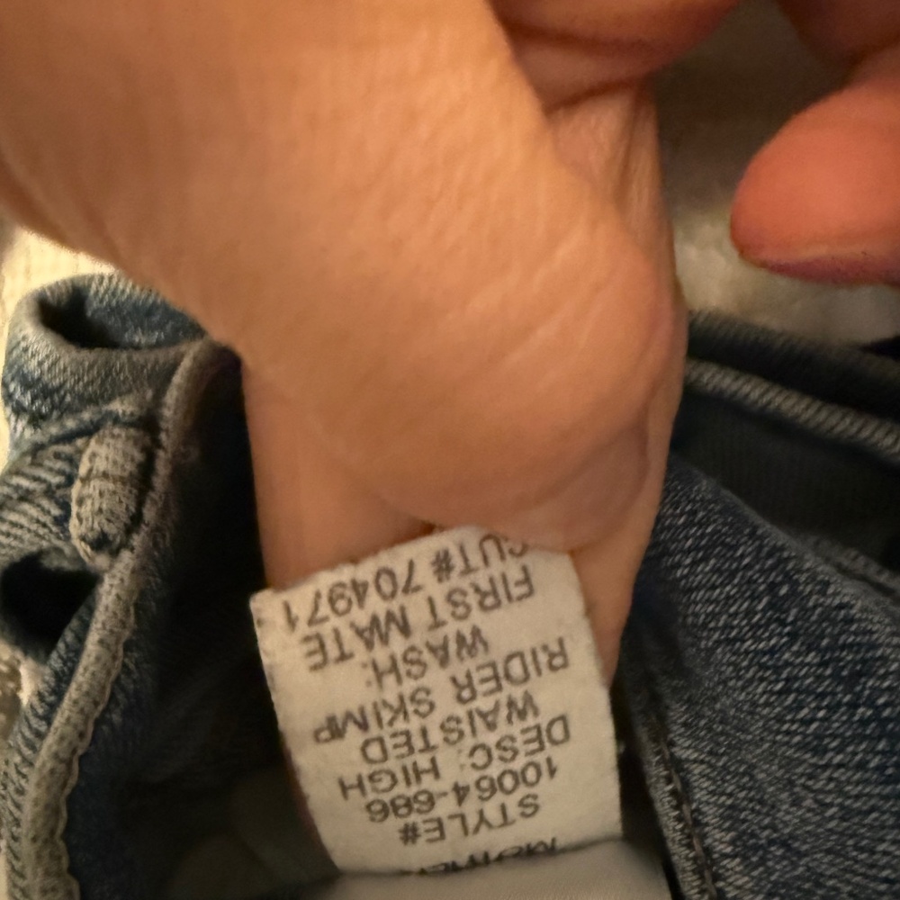 MOTHER Size 31 High Waist Rider Skimp